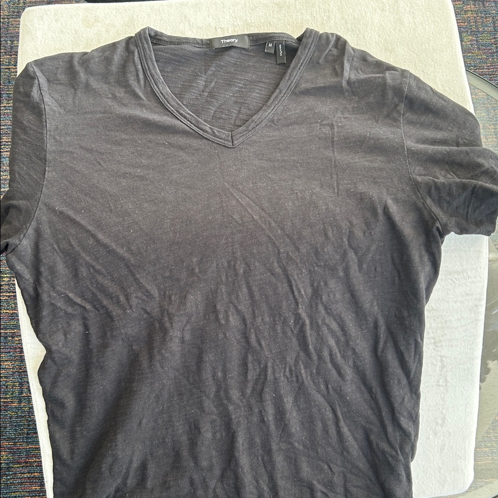 Theory V Neck T-Shirt - Picture 3 of 3